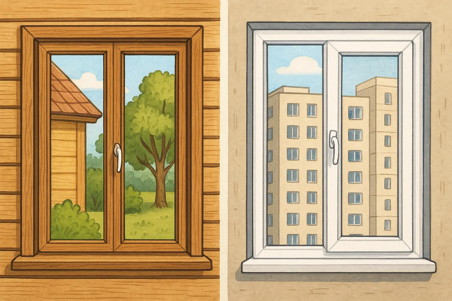 Окна для частного дома и квартиры — чем отличаются и какие выбрать?