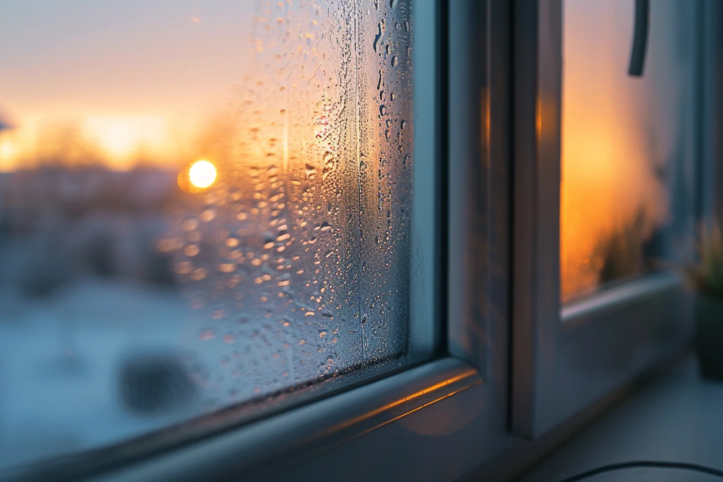 Запотевание пластиковых окон с улицы: причины и что делать